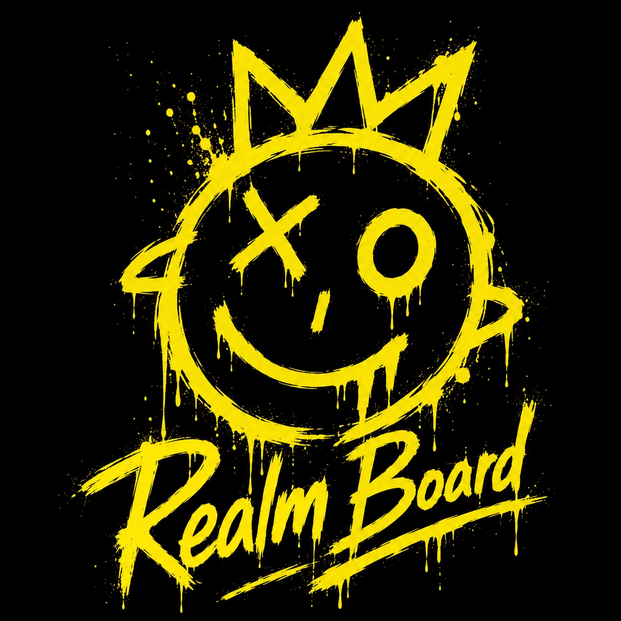 Realm Board crowned smiley icon